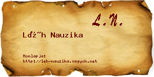 Léh Nauzika névjegykártya